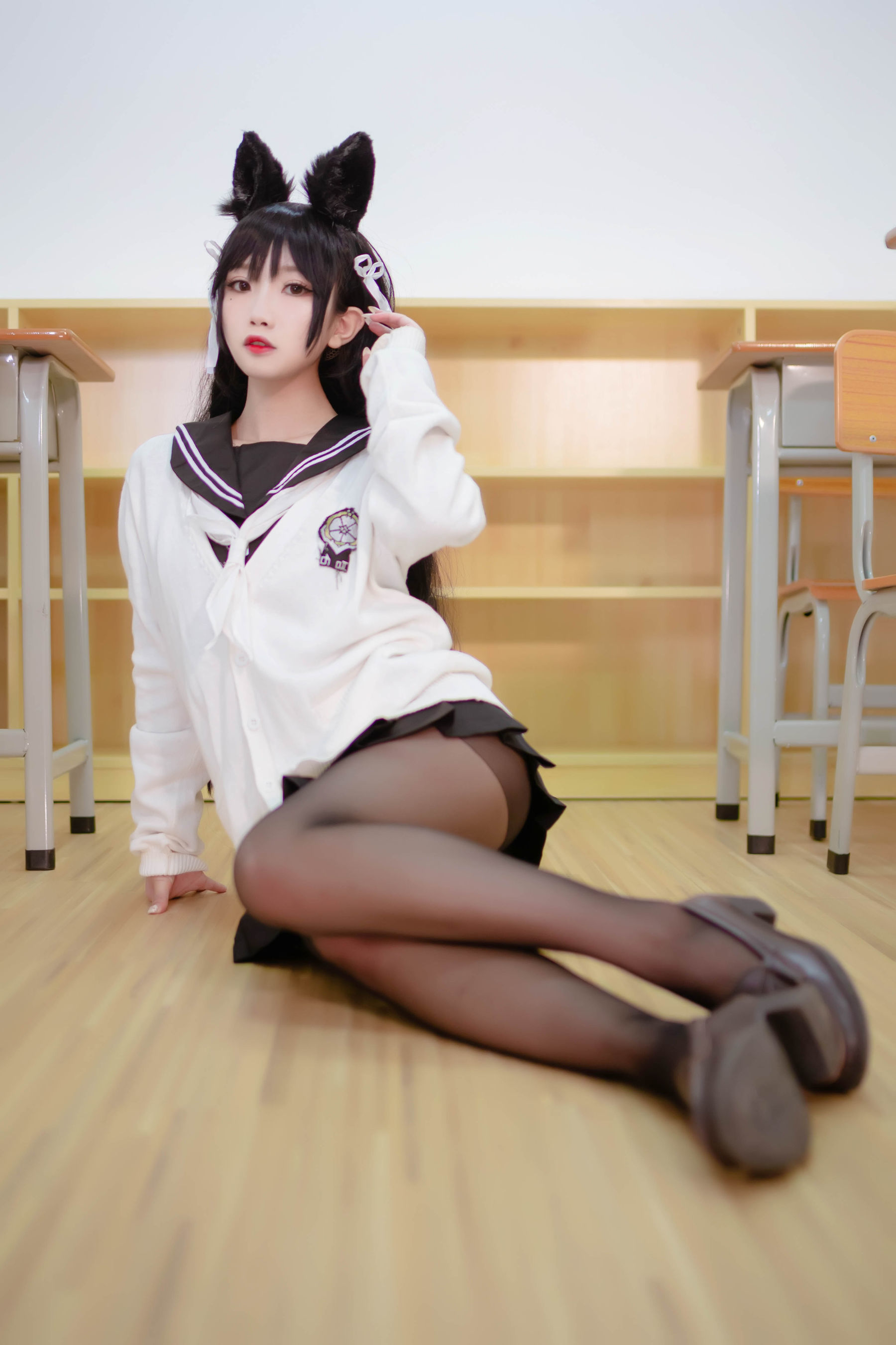 [网络美女] 鬼畜瑶 JK制服 高清写真套图